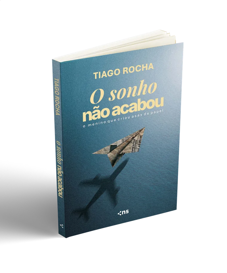 Capa do livro O Sonho Não Acabou, de Tiago Rocha